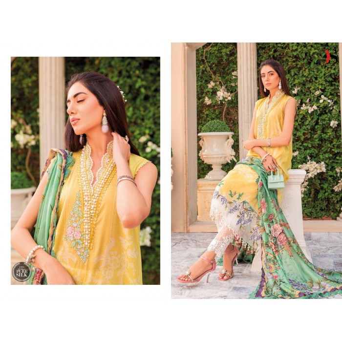 Deepsy Mariab M Print Remix 22 Pure Cotton Pakistani Salwar Suits